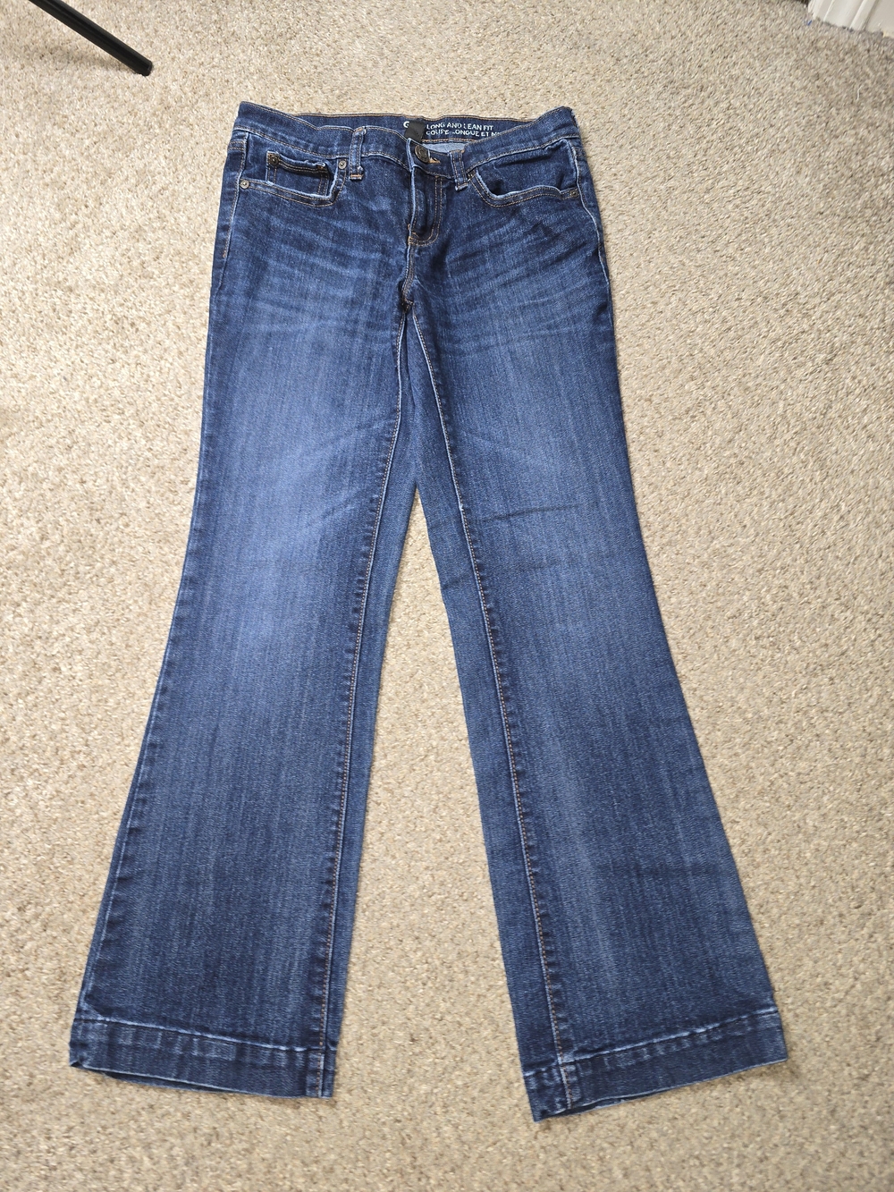 Gap Y2K Dark Blue Women's Bootcut Jeans Size 4 Short
